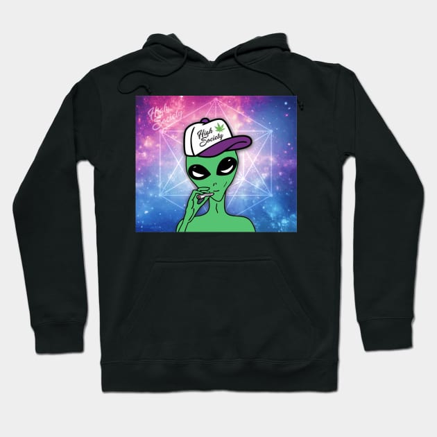 Tha High Society Alien Hoodie by Tha_High_Society